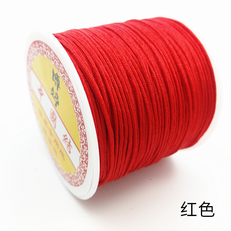 50 m/Los 0,8 mm DIY handgefertigtes Jade Seil geflochten