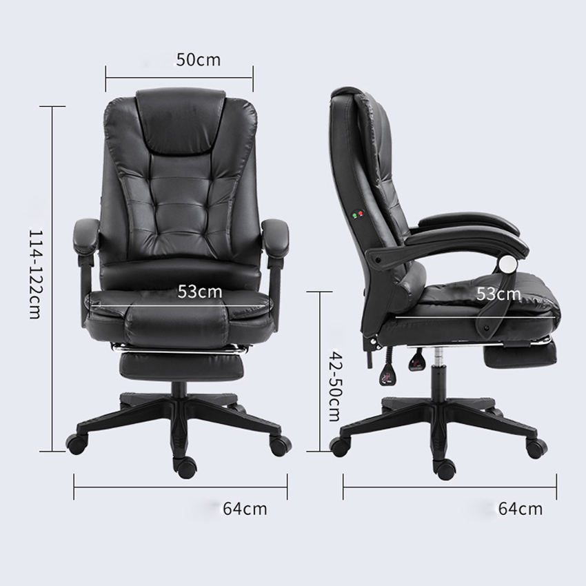 Krzesło szefa biura ergonomiczne krzesło gier komputerowych internetowe kawiarnie siedmiopunktowe krzesło do masażu za pomocą footresta