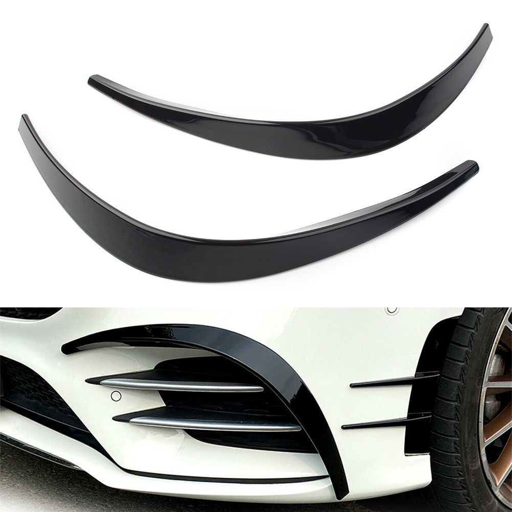 ABS AB AB AUT Front Bumper Splitter Spoiler Canard Mercedes Benz 2019 2020 W177 Classe A A180 A200 A220 A260 A35 AMG