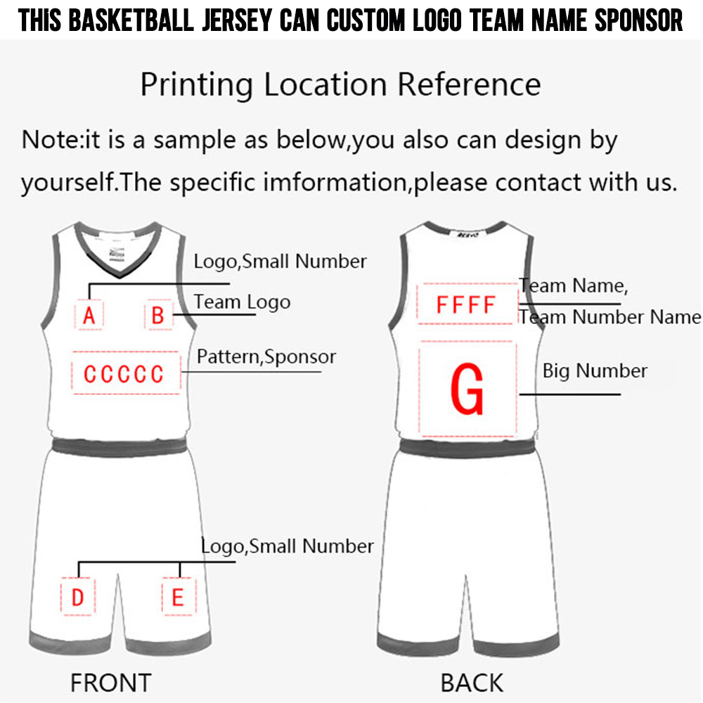 American Style Men Plus Size Baggy Basketball Jersey Suit Customize School College Team Training Basketball Uniform Sportswear