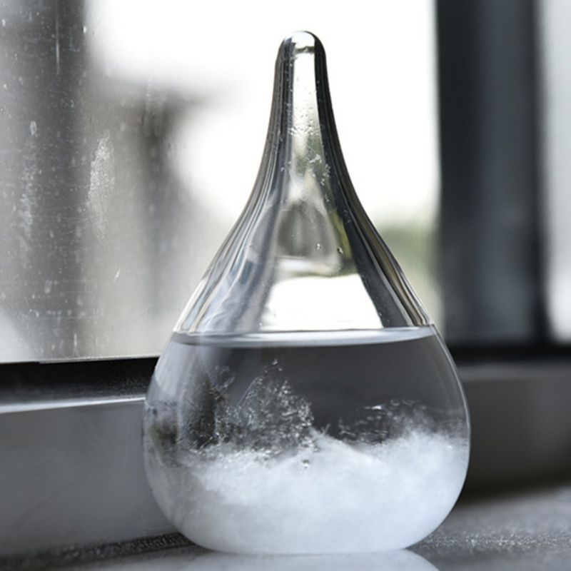 Droplet trasparente Storm Glass Glass Drop Previection Predittore Barometro BOTTO POTTO CASA DESKTOP ELEGGIO