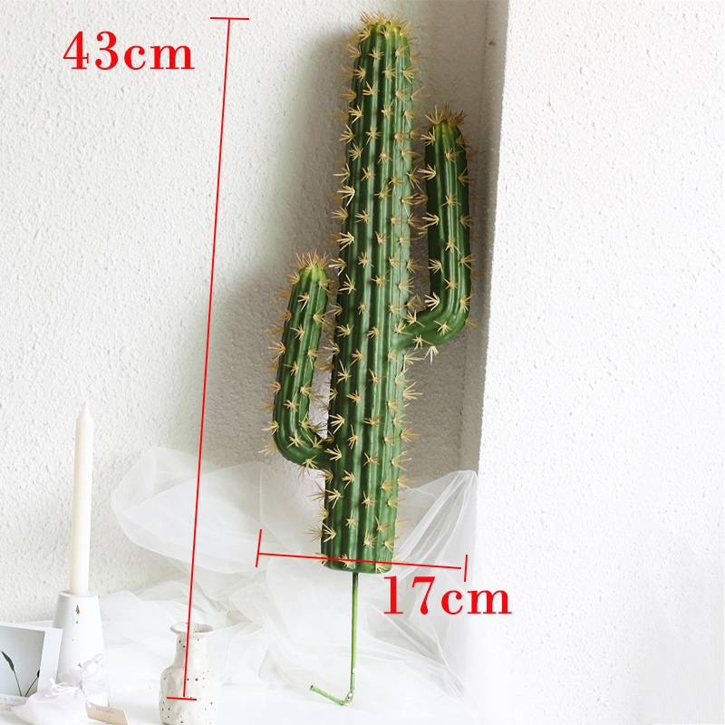 30-43cm Artificial Cactus Decor Tropical Plants Fake Succulent Plant Green Thorn Ball Desert Cactus Tree For Home Office Decor