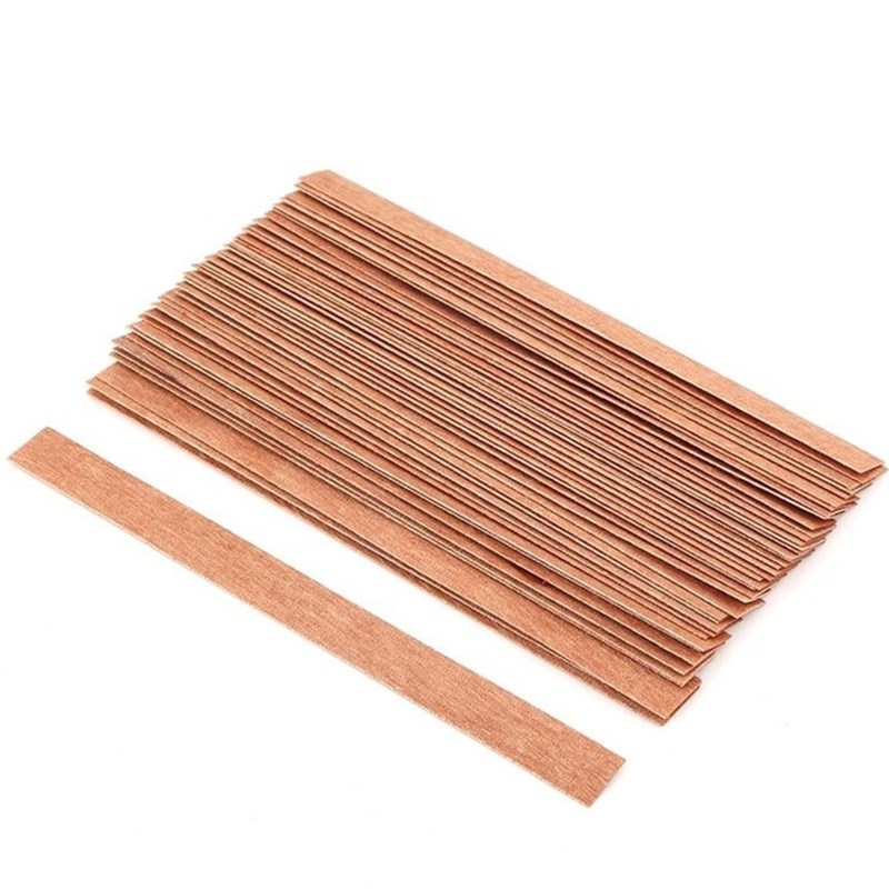 Wooden Candles Wick with Sustainer Tab DIY Candle Making Supplies Soy Parffin Wax Wick for DIY candle material