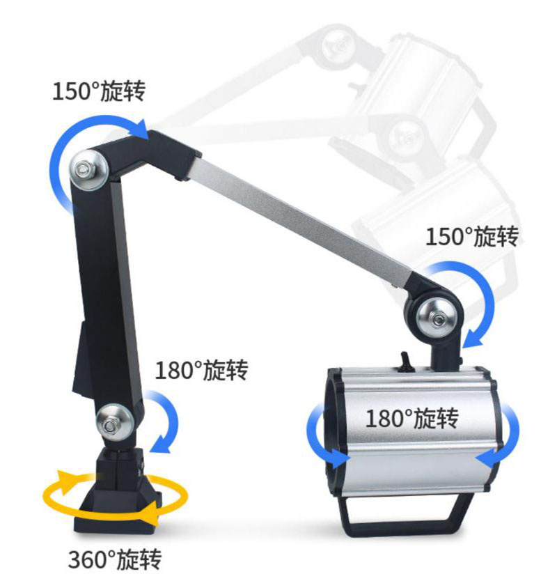 Work Light LED Milling Machine Drilling Machine Grinder Sawing Machine Lighting 220v36v24v Waterproof Oil CNC Lathe Lamp 