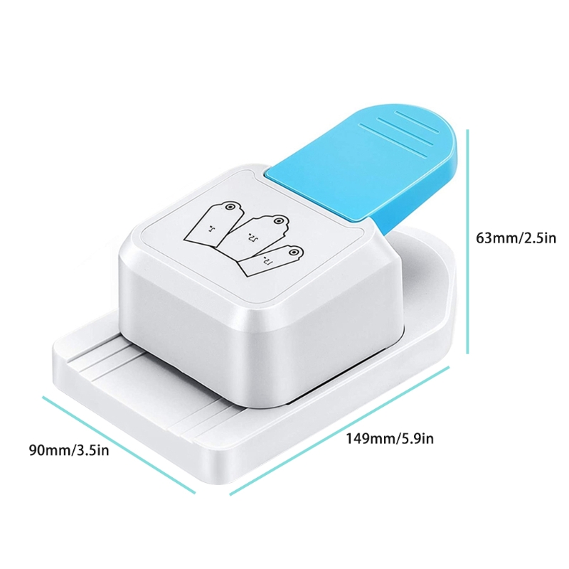 3 en 1 etiqueta Punch Corner Cutter Papet Bointing Machine Punching Punching Punching para navegantes de recortes de bricolaje
