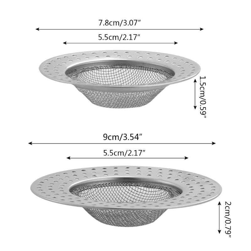 Apanhador de cabelo protetor de drenagem do filtro de pia impedem o resíduo de alimentos de entupimento