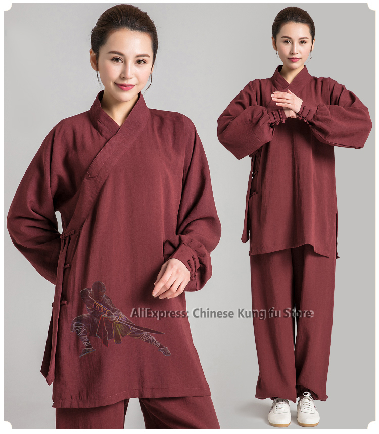 25 컬러 Wudang Taoist Robe Kung Fu Suit Shaolin Tai Chi 유니폼 사용자 정의 테일러 측정이 필요합니다.