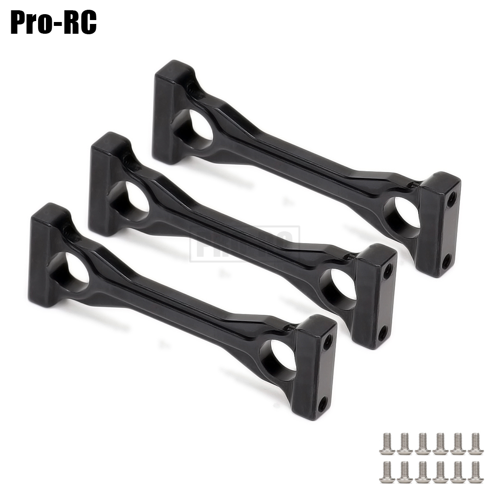 Alloy Middle Chassis Mount Cross Member RADIUS ARM -Koppler Entkopplungsscheibenplatte Schwarz für RC -Auto 1/14 Tamiya Traktorwagen