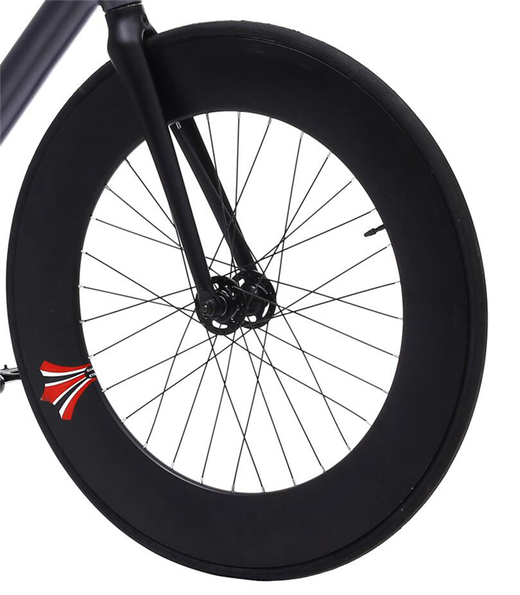 700C 90MM Fixed Gear Bike Wheels Aluminum Alloy Fixie TRACK Wheelset Single Speed Bike Parts Racing Wheel with 32H Bearing Hub