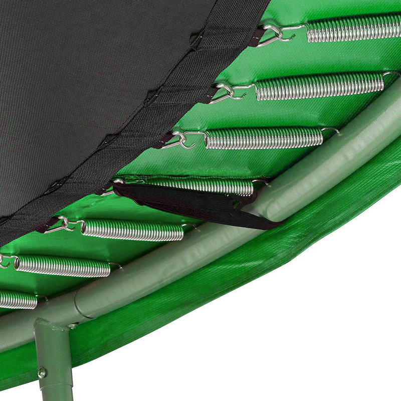 Remplacement du trampoline de couleur verte, coussinet de sécurité couvercle de ressort imperméable en PVC pour le 6/8/10/12/13/14/15/16 pieds de trampoline