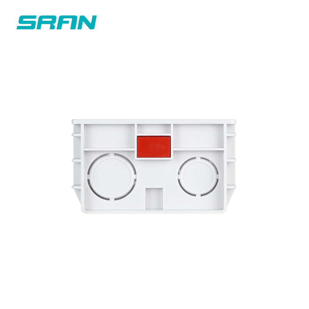 Sran New Wall Mountting Boîte de cassette interne Boîte arrière blanche 144 * 84 * 50 mm pour 146 mm * 86 mm Sockets et commutateurs standard