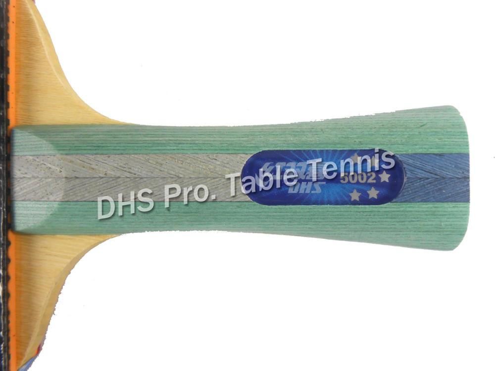 DHS 5002 Long Shakehand FL Table Tennis Ping Pong Racket + A Paddle Bag FL