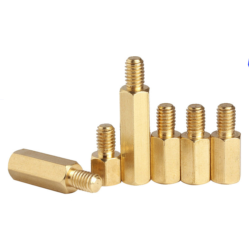 M2 M2.5 M3 M4 M5 Hex Brass Spacing Screws Threaded Pillar PCB Computer PC Motherboard Standoff Spacer