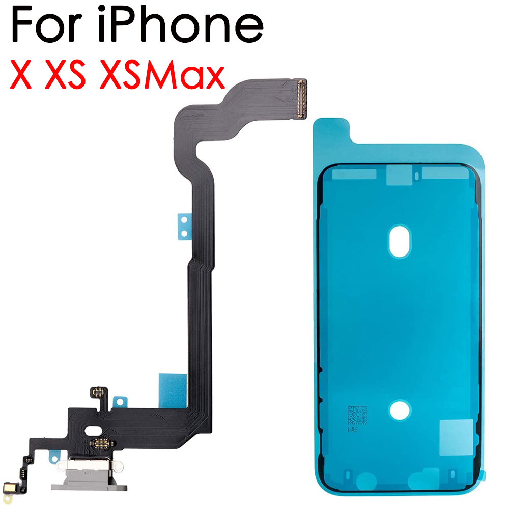 Connecteur de chargement de chargeur de port USB Mic Charge Câble flexible pour l'iPhone X XR XS MAX DOCK CHARGING FLEX avec bande imperméable