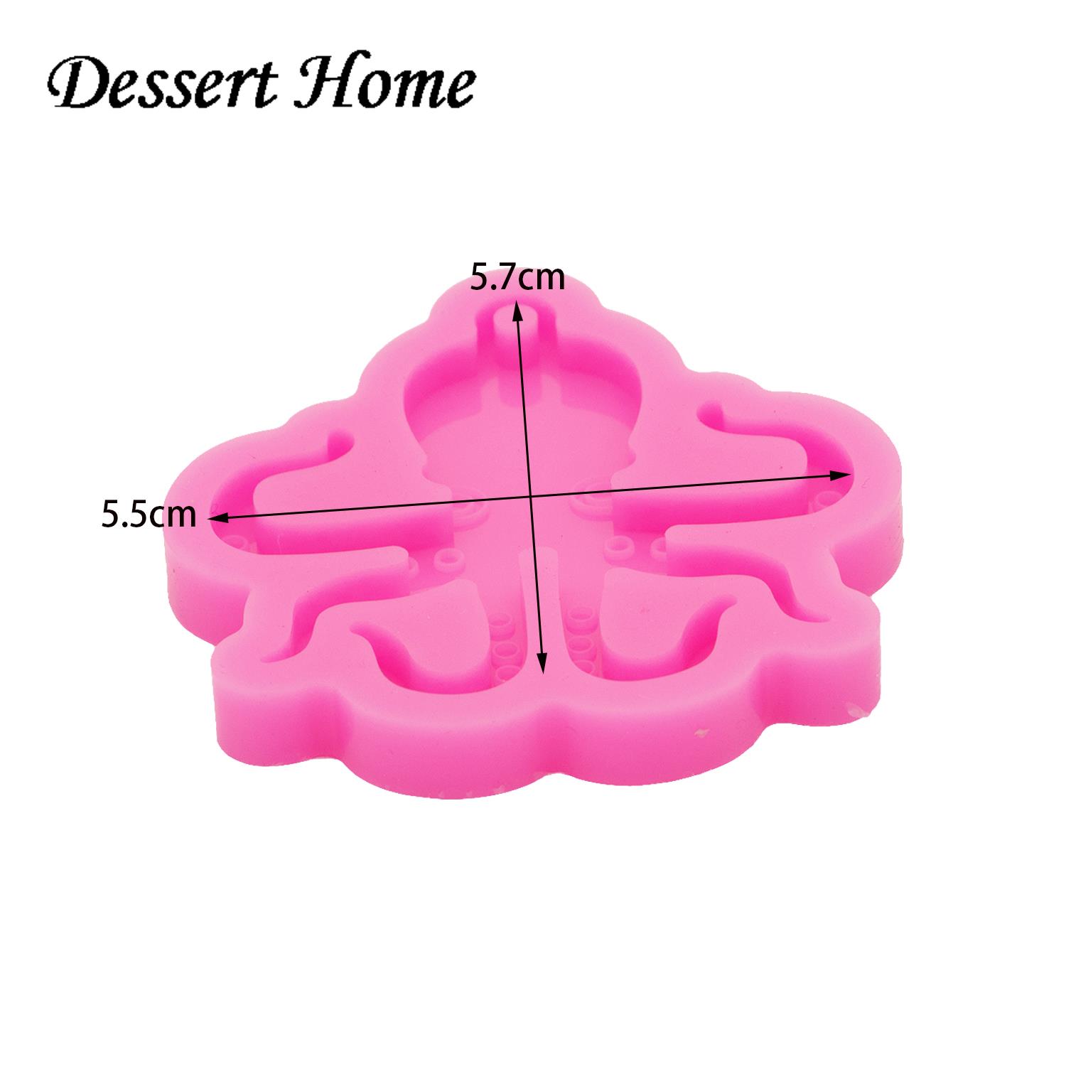 DY0286 Shiny Mini Dolphin Mold DIY Epoxy Resin Molds for Keychain , Sea Lion/Fish/octopus Silicone Mould, Chocolate Cake Molds