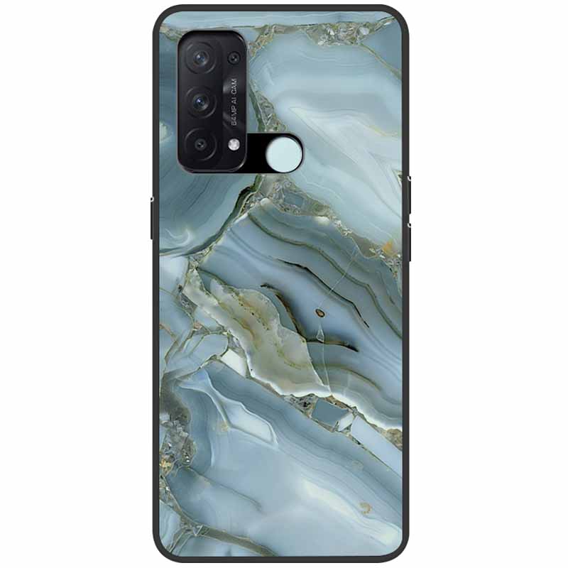 Étui pour Oppo Reno 5A Cover 3A A54 5G Marble Soft TPU Silicone Phone Covers for Oppo Reno5 A Case Reno3 A Reno5a Bumper Cool