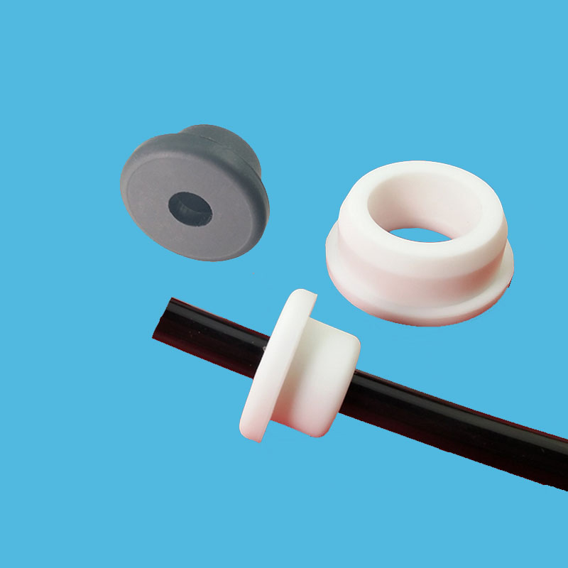 2-5mm-28 mm Joint joint joint scellé Câblage Protéger les buissons Pipe rond Round Silicone en caoutchouc Gommet Plugs de trou de trou blanc / noir