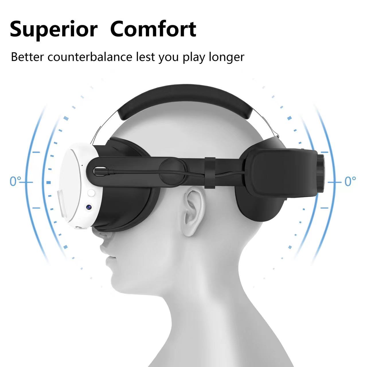 3 horas quentes!QUENTE!Top novo 6000 mAh 3A Bateria interna para meta miss3 desgaste abds elite oculus missão 3 carregamento de faixa para a cabeça VR Acessórios