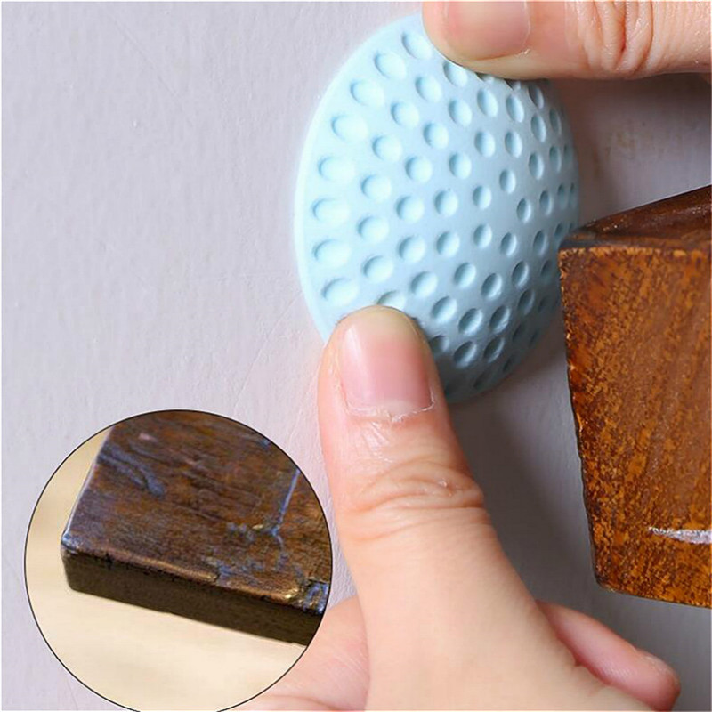 Self Adhesive Rubber Door Buffer Wall Protectors Door Handle Bumpers for Door Stopper Doorstop