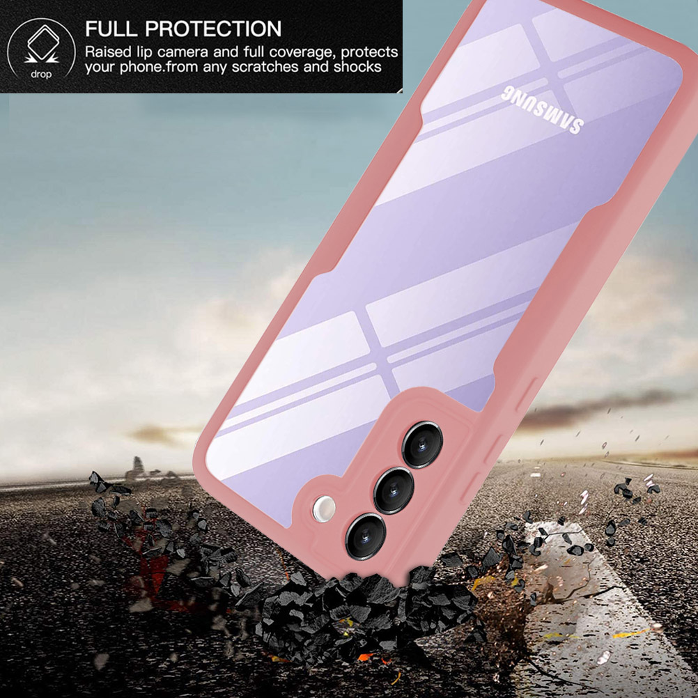 Luxury 360 Full Body Front+Back Clear Phone case For Samsung S22 S21 Plus Ultra FE A53 A33 A13 A72 A52 A32 A22 A82 A71 A51 Cover