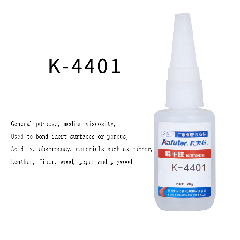 Kafuter K-4406 20g Instant Strong Adhesive Quick-Drying Glue For PC ABS PVC Acrylic Plastic Glass Wood Waterproof Transparent