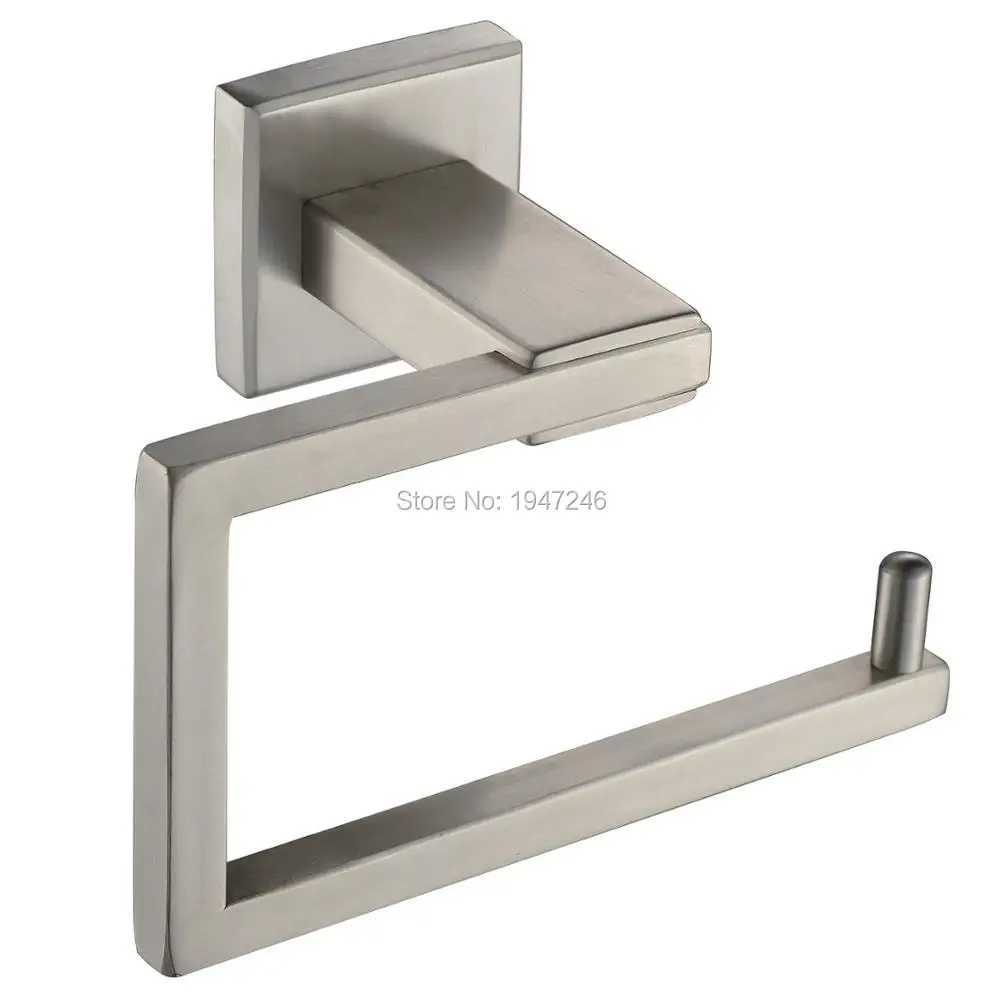 Toilet Paper Holders SUS 304 Stainless Steel Wall Mount Toilet Paper Holder Tissue Roll Holder Brushed Nickel 240410