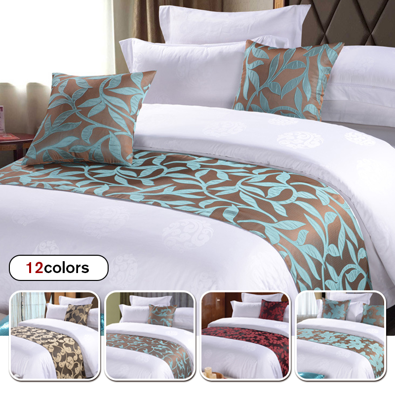 Corridore di letto jacquard in stile nordico con 2 pezzi federe bandiera da letto da letto da letto da letto hoom hoom da letto da letto asciugamano