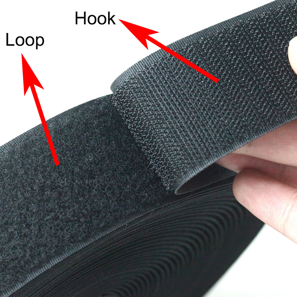 1M/Pair 25MM Magic Strip Strap Hook Loop Self Adhesive Fastener Tape the hooks Sewing Accessories DIY craft No Glue Sticker
