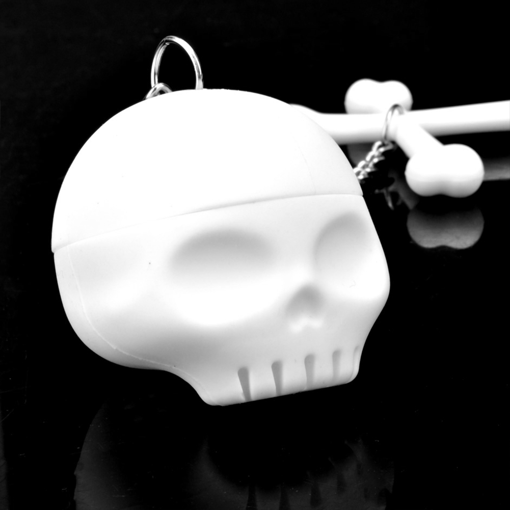 Skull Silicone TEA SACO TEA TEA INFUSER SILICONE FERRIFICAÇÃO FOLELHE FLETE SPICE FILTRO FILTRO DIFRICULADOR DE BREWING DISPOSITIVO DO TEAPOT CACKINH Tool Tool