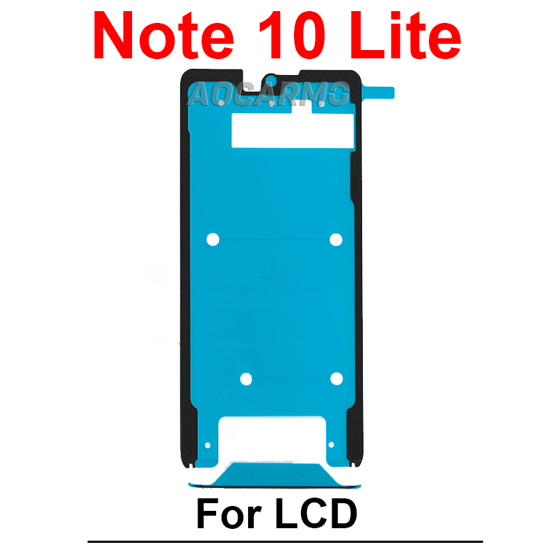 بالنسبة إلى Samsung Galaxy Note 4 7 8 9 10 Plus Lite 10Plus Note 20 Ultra Front لاصق LCD شريط الغراء
