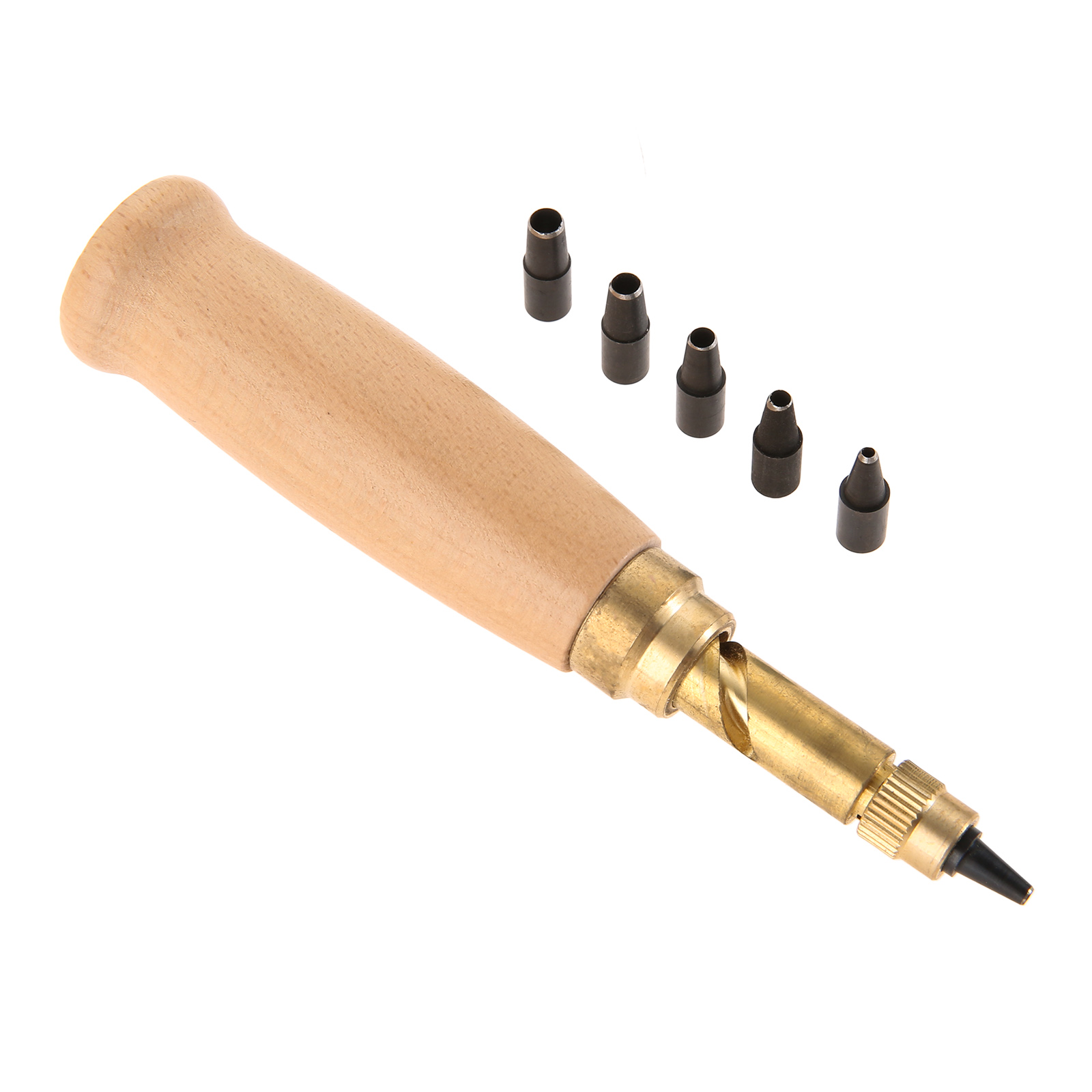 Leather Sewing Tools DIY Leather Craft Tools Hand Stitching Tool Set with Groover Awl Waxed Thread Thimble Leather Kit