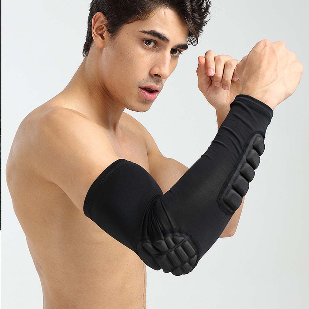 Honeycomb Elbow Knee Pads Basketball Forearm Crashproof Antislip Knee Calf Leg Sleeves Pads Sports Protector Gear Sports Safety