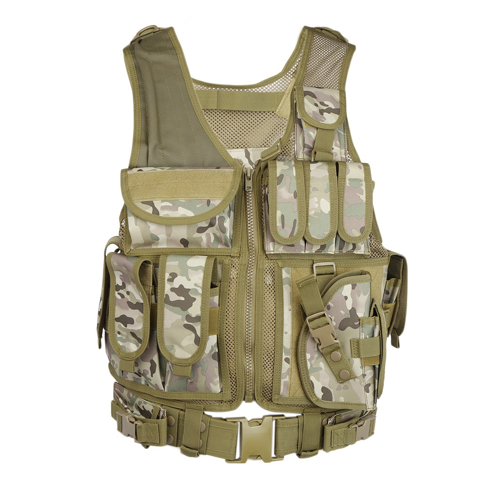 Tactisch vest Militaire Equipmen Combat Armor Vest Mannen Jagen Vest Army Outdoor CS Training Vest AirSoft Chaleco Tactico Militar