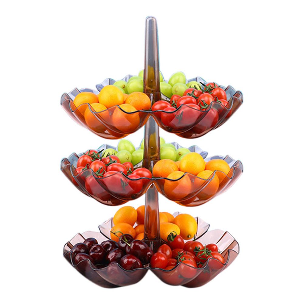 Creative Creative Multi-camada criativa Placa de frutas Plate de fruta Candy Snack Storage Plate doméstico Placa de frutas secas de frutas Ano Novo Uso