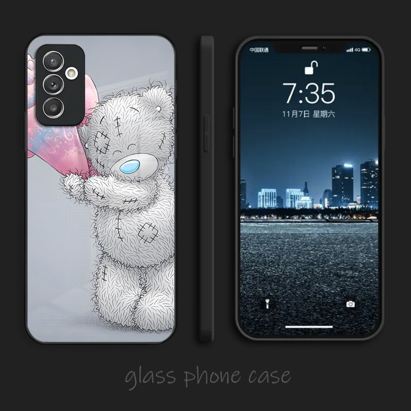 Tatty Teddy Bear Phone Case Thone Themed Glass для Samsung A12 A22 A32 A42 A51 A52 S22 S21 S21FE S20 Ultra Note 20 10 Pro Plus Cover