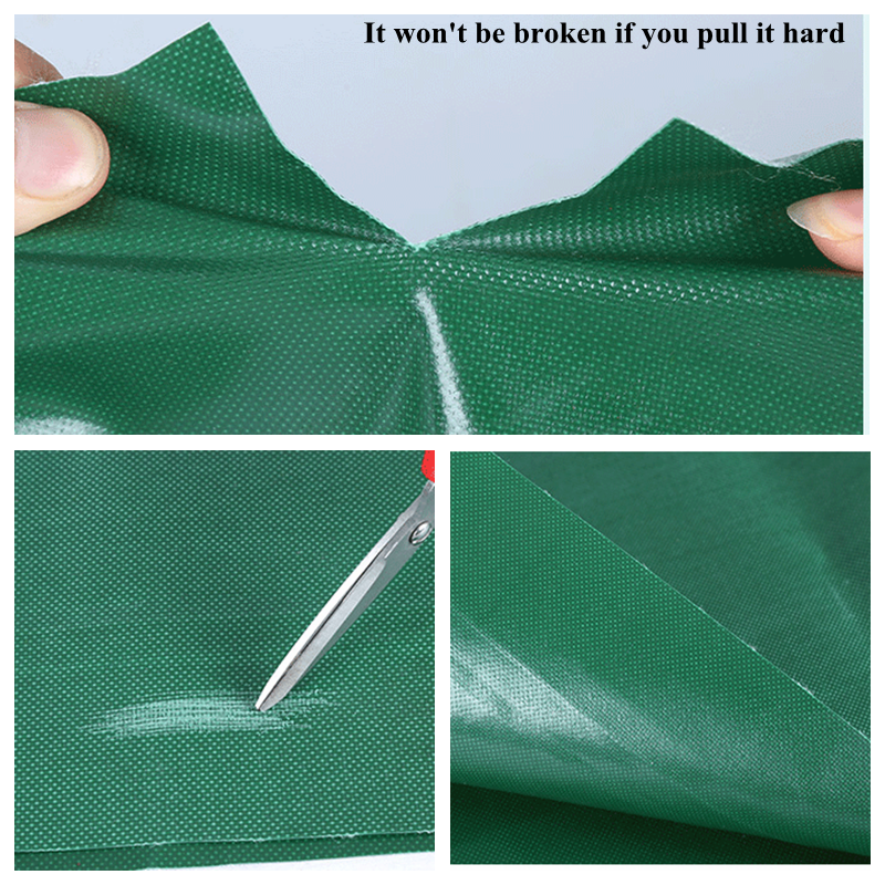 0,6 mm zielony plandek PVC powlekany deszczowy tkanin