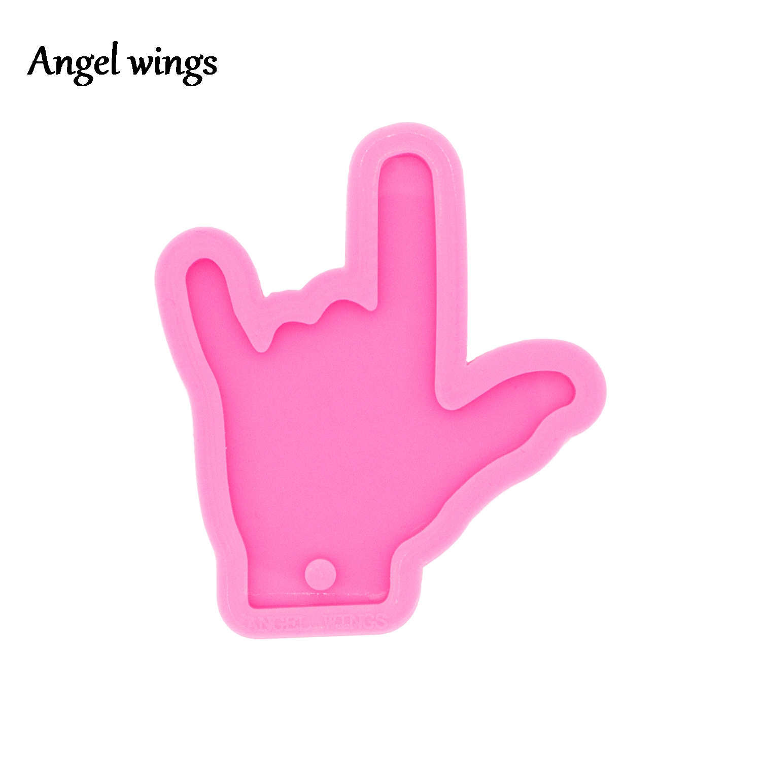 Dy0118 Finger Love, ASL OK Keychain Mold, Mão de Silicone de Mãos de Mãos Praying, Hamsa Hand Castings Diy Mold Fist Resin Craft