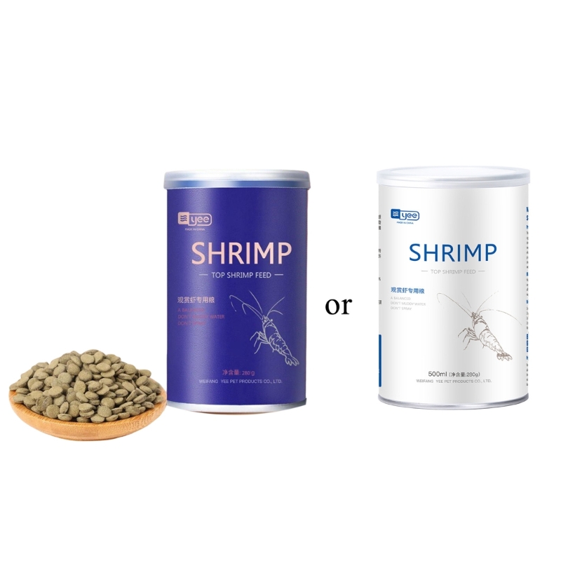 Crevettes saphir naturelles aliments délicieux sains pour animaux de poisson crevettes 150 ml / 500 ml