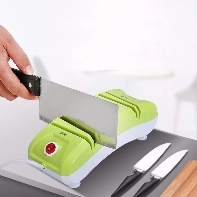 Elektrisk knivslipare, 2Stage Knife Sharpener Electric For Home, Multifunctional Knives Scissors Sharpening Machine Protection
