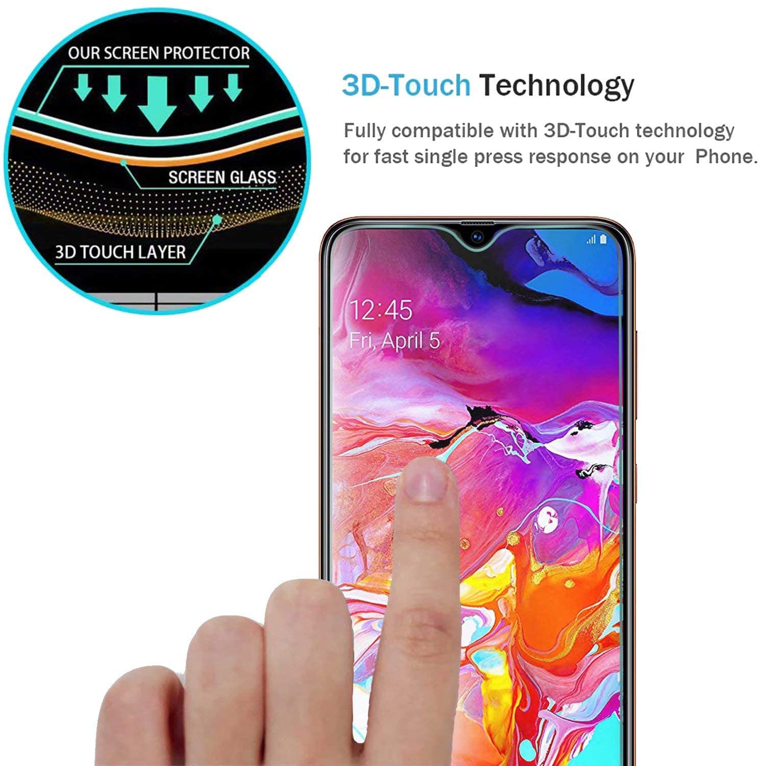 Tempered Glass For Samsung Galaxy A50 A51 A52 A70 A71 A72 A20E A31 Screen Protector For Samsung A10 A20 A40 A30S M31 Glass