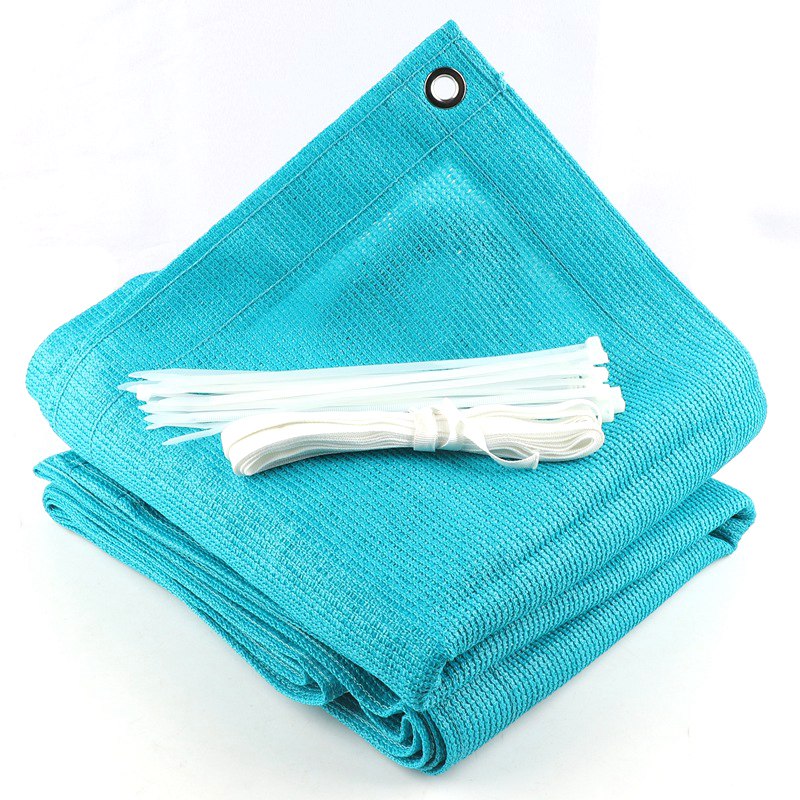 Personnalisable épaissir HDPE Bleu clair Soleil d'ombrage de tissu de tissu Pergola SHELTER SHELTER