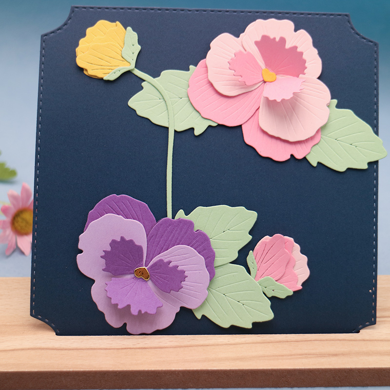 Cutting Dies Flower Scrapbook Album Greeting Card Embossing DIY Decorative Blade Punch Stencils Craft Die Cut