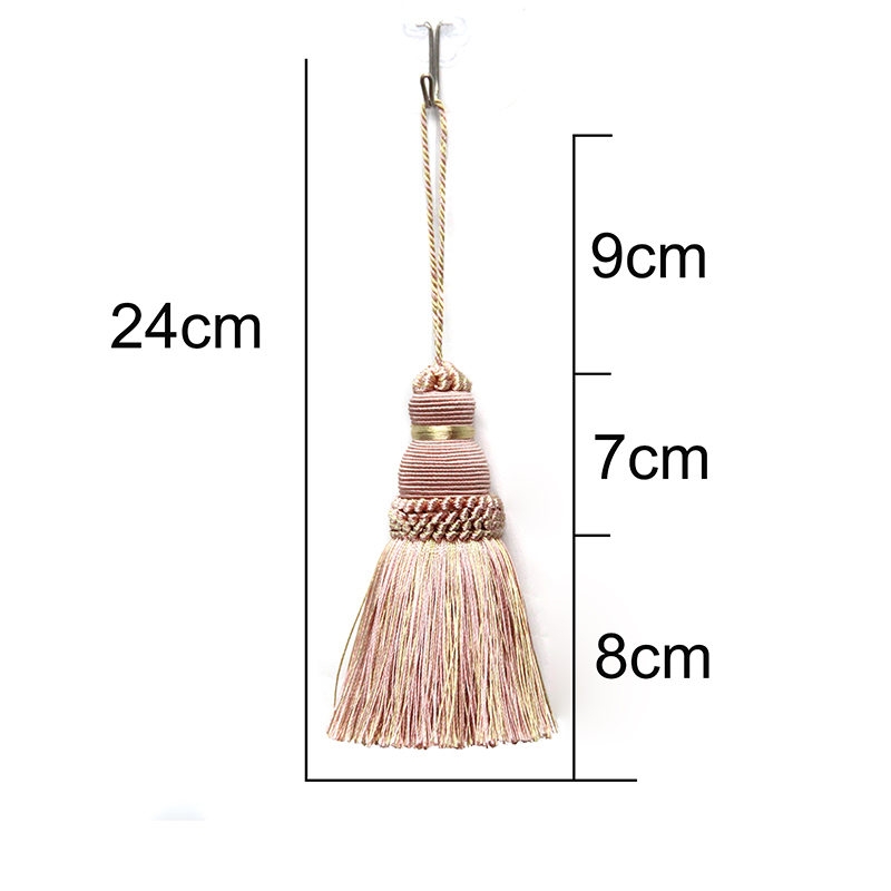 BEL AVENIR Tassel Hanging Pendant Home Decor Handmade Key Tassels Hanging Ball Fringe Spike For Sofe Pillow Accessories