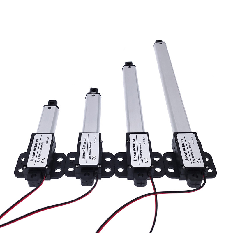 50 мм DC 12V Mirco Electric Linear Actuator 30N/60N/100N/150N Контроллер двигателя Mini Eectric Push -штанги