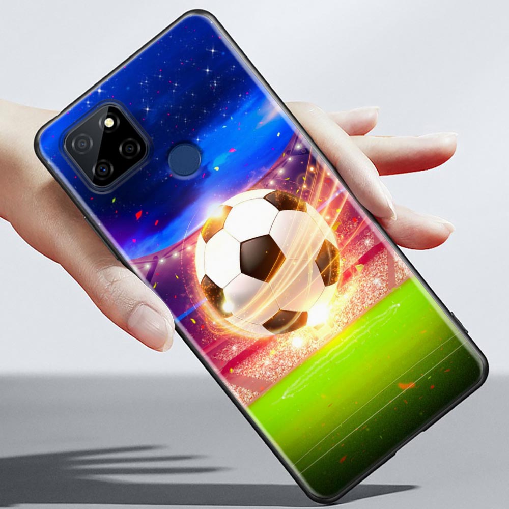 Football Fans Phone Case for Realme C2 C3 C21 C25 C11 C12 C20 Oppo A53 A74 A16 A15 A9 A95 A93 A31 A52 A5s TPU Case