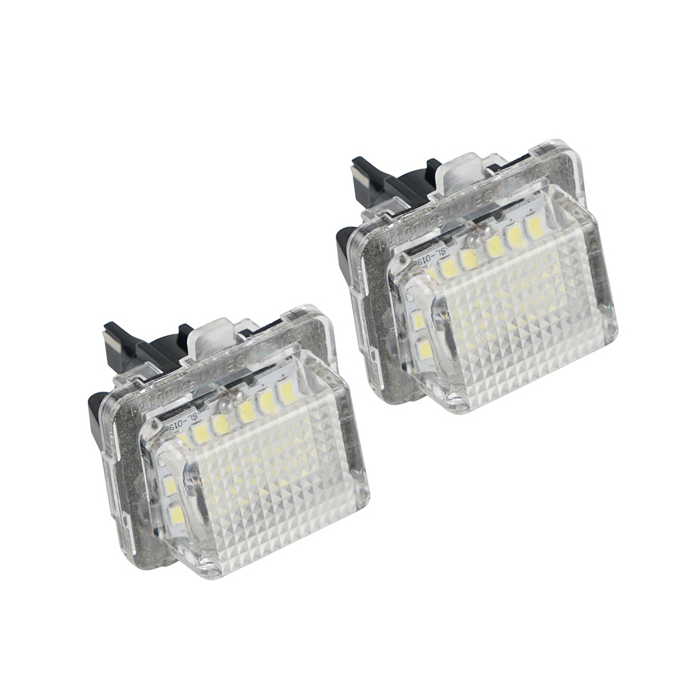 메르세데스 벤츠 W204 W212 W216 W221 W207 W218 Auto Lamp Luces 6000K 용 CANBUS LED 자동차 번호 번호판 라이트 어셈블리