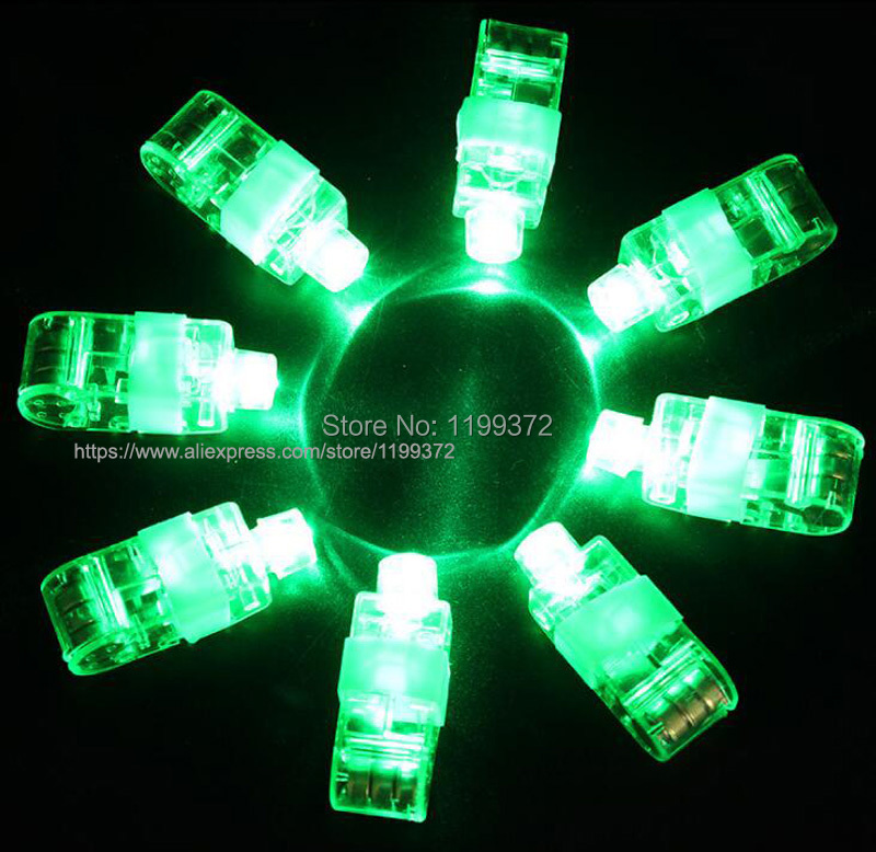 LED doigt éclairage lampe à lampe lumineuse luxueuse club club éblouissant poutres laser clignotant anneaux de doigt