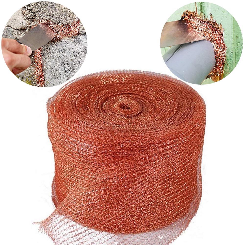 6m/15m/30m Anti-bite malha de cobre Bat Mouse Cave Hole Gaps Blocker Home Garden Tool