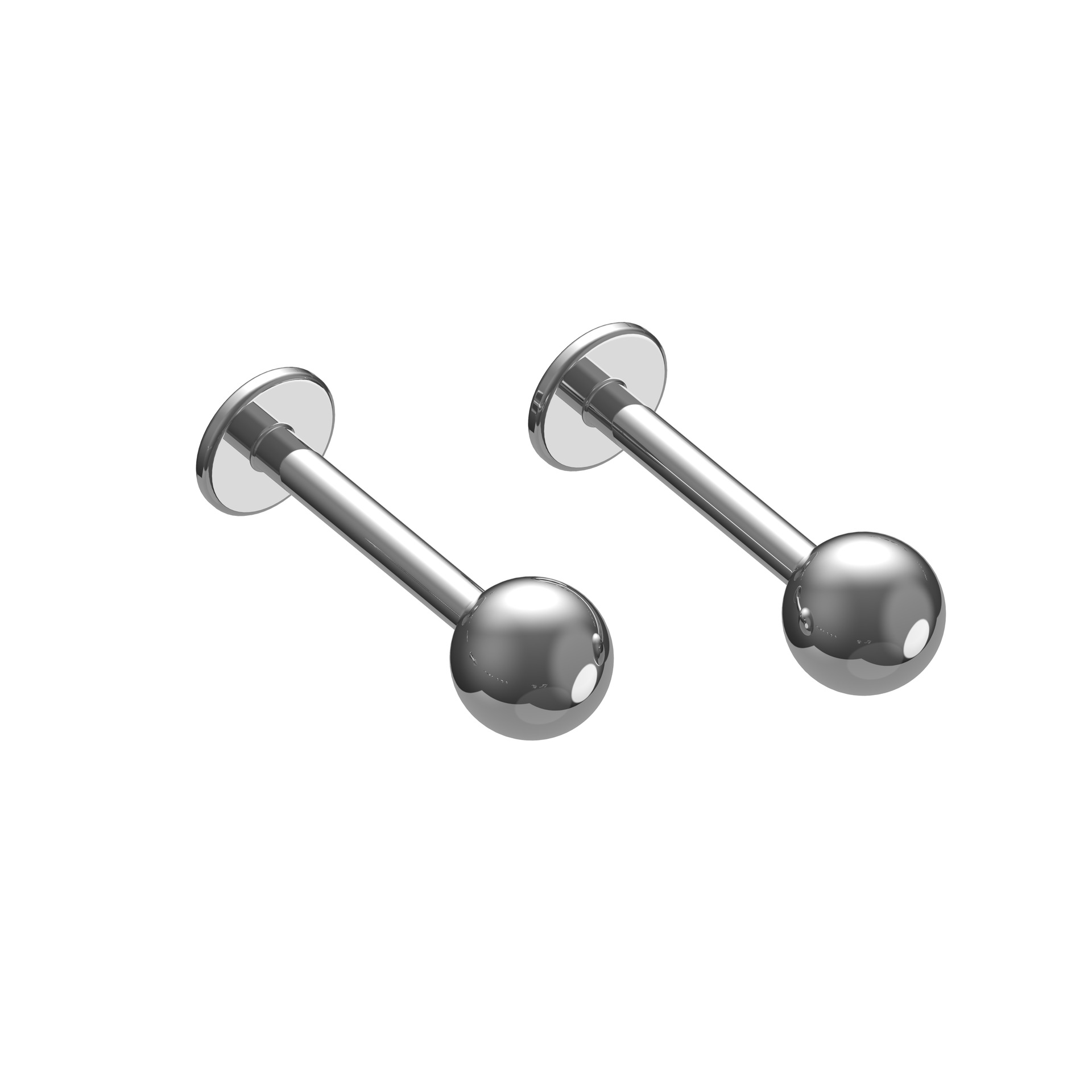 0,8 / 1,0 / 1,2 mm ASTM-F136 Titanium Labret Piercing Boucles d'oreilles externes vis monroe lèvre étal