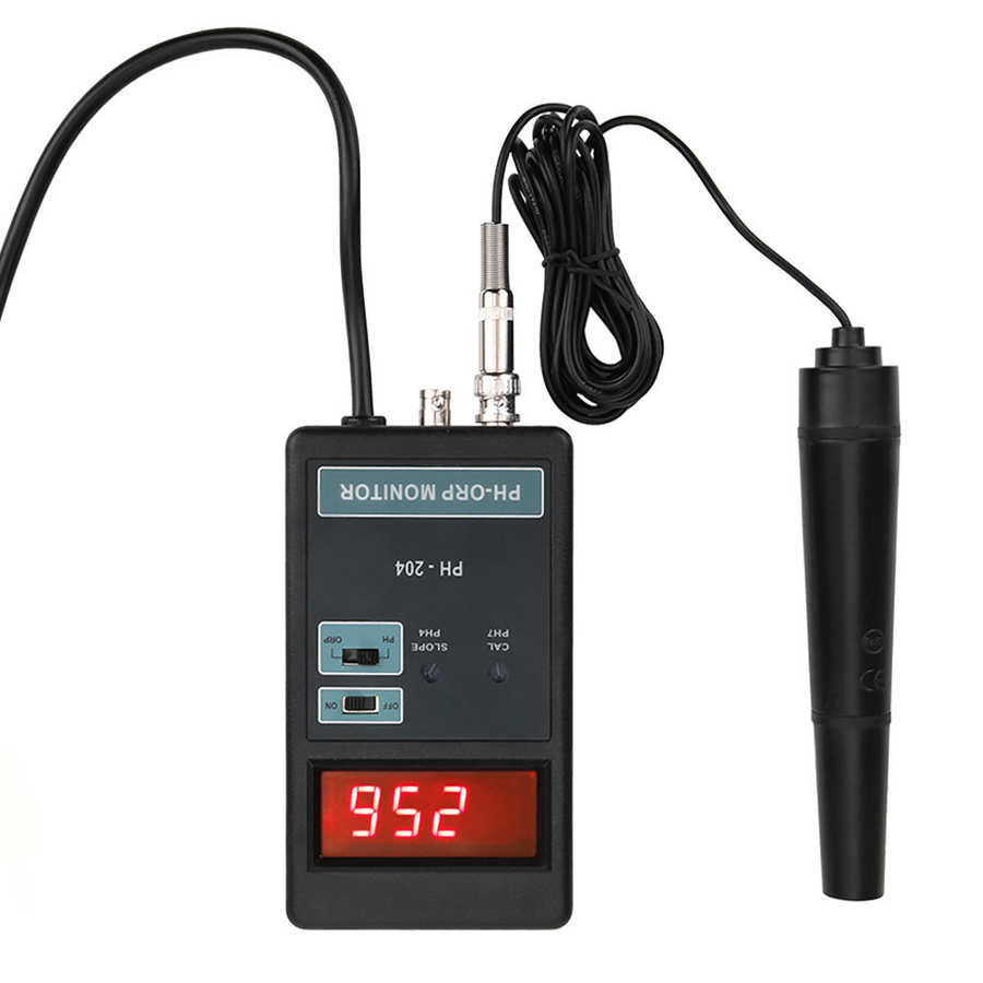 PH Monitor Digitale LED -display PH/ORP Temperatuurregeling Monitor Meter Tester Monitoringapparatuur